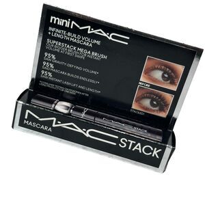 MAC Mini Stack Mascara Infinite Build Volume & length Black 0.27 oz New In Box